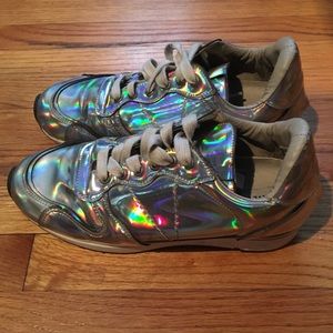 Steve Madden Holographic Sneakers